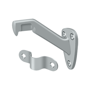 Decorative Handrail Bracket by Deltana -  - Brushed Chrome - New York Hardware