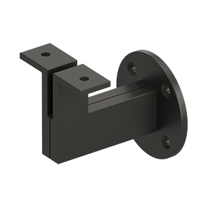 Heavy Duty Modern Handrail Bracket by Deltana -  - Oil Rubbed Bronze - New York Hardware
