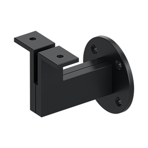 Heavy Duty Modern Handrail Bracket by Deltana -  - Paint Black - New York Hardware