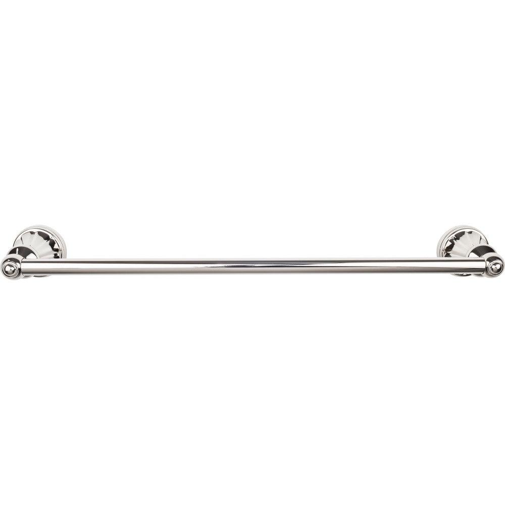 Hudson Bath 30" Single Towel Rod - Polished Nickel - New York Hardware