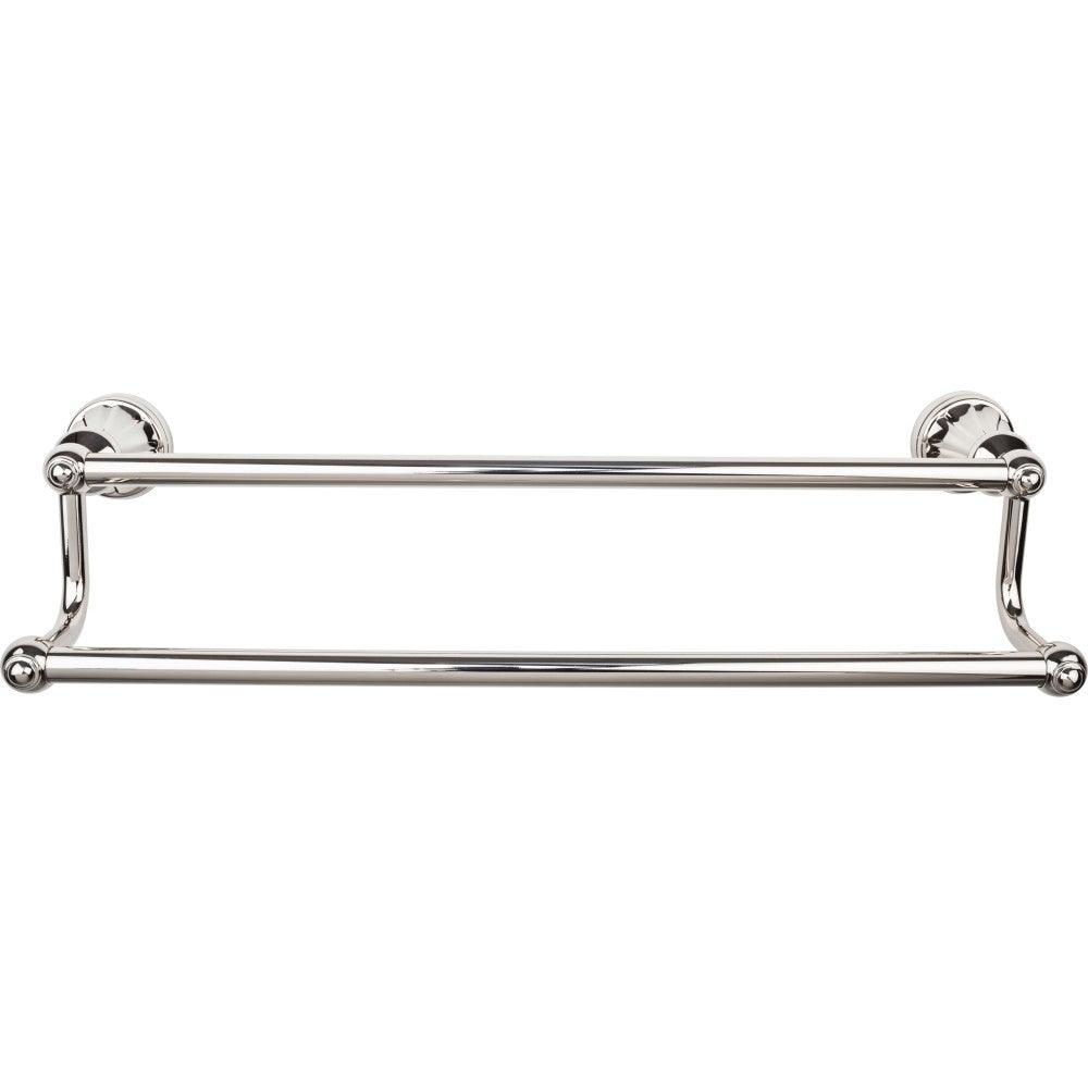 Hudson Bath 30" Double Towel Rod - Polished Nickel - New York Hardware