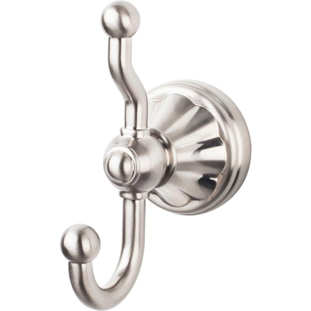 Hudson Bath Double Hook - Brushed Satin Nickel - New York Hardware