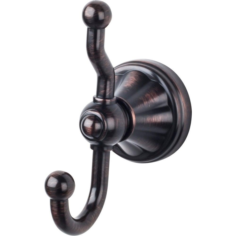 Hudson Bath Double Hook - Tuscan Bronze - New York Hardware