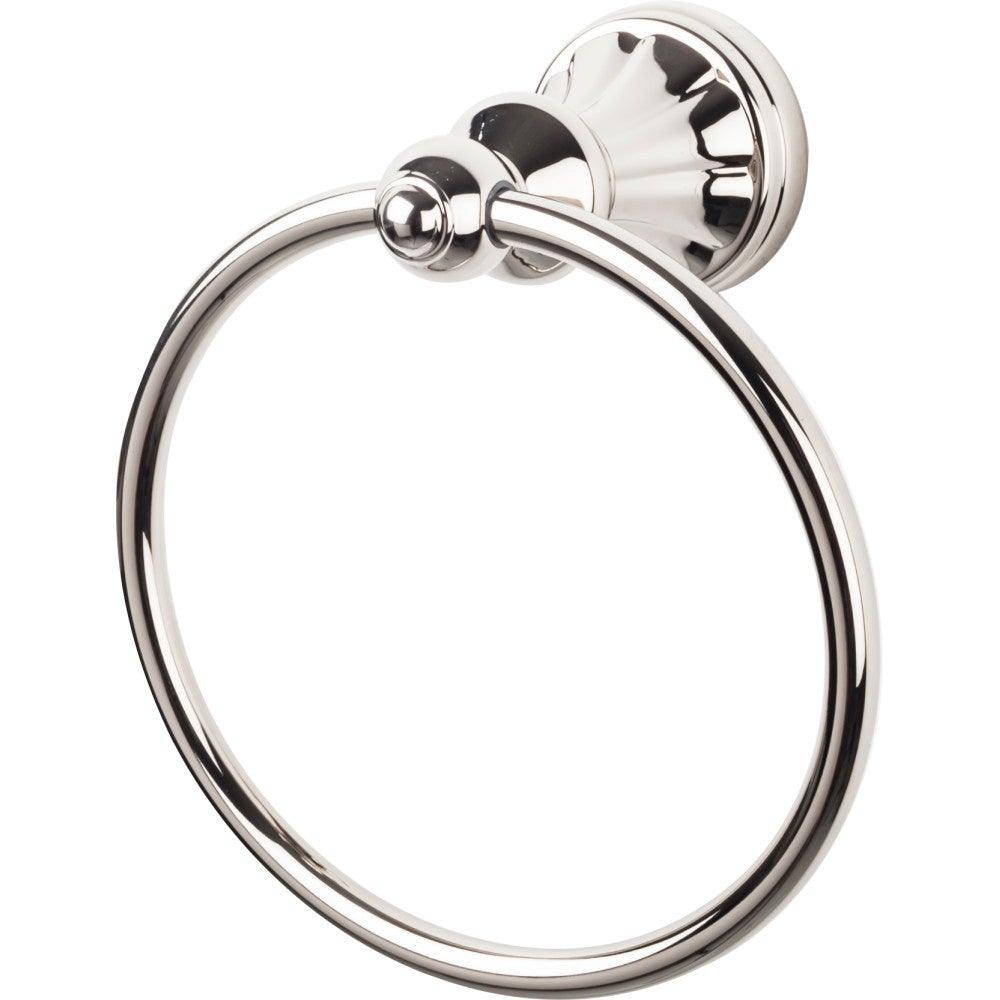 Hudson Bath Ring - Polished Nickel - New York Hardware