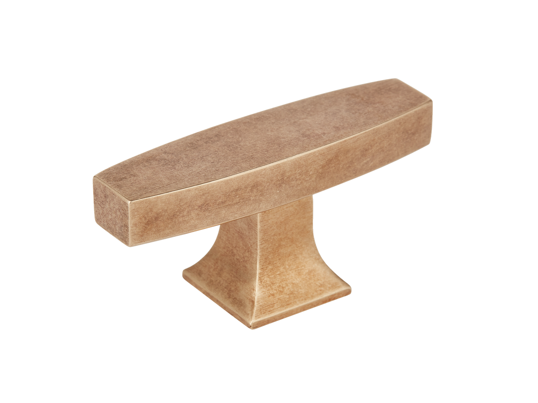 Harold Plain T-bar Handle by Armac Martin - 58mm - Satin Nickel Plate