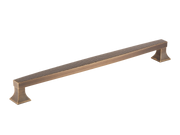 Harold Hammered Appliance Pull by Armac Martin - 352mm - Satin Nickel Plate