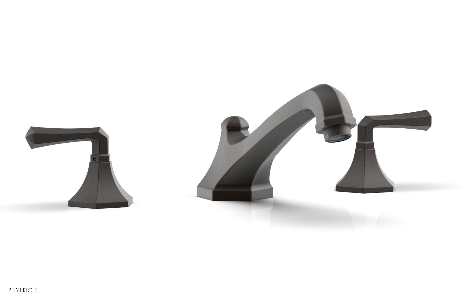 1-1/8" - Oil Rubbed Bronze - LE VERRE & LA CROSSE Deck Tub Set - Lever Handles  by Phylrich - New York Hardware