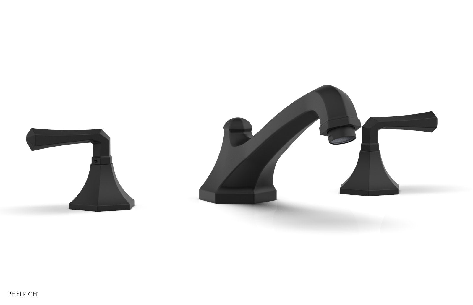 1-1/8" - Satin Nickel - LE VERRE & LA CROSSE Deck Tub Set - Lever Handles  by Phylrich - New York Hardware