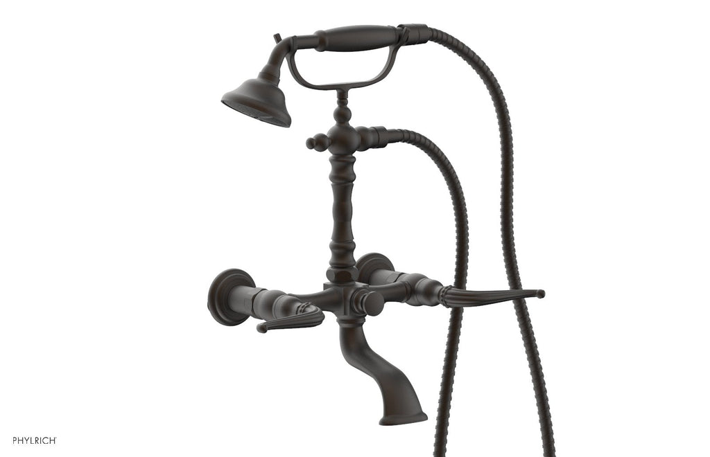 GEORGIAN & BARCELONA Exposed Tub & Hand Shower   Lever Handle by Phylrich - Oil Rubbed Bronze
