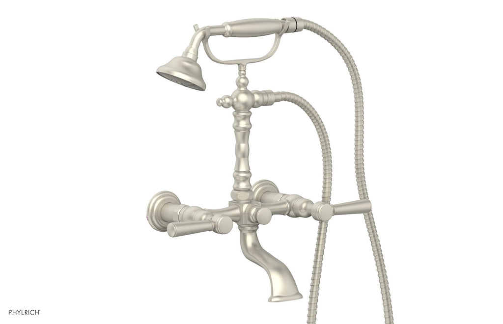 HEX TRADITIONAL Exposed Tub & Hand Shower   Lever Handle by Phylrich - Burnished Nickel