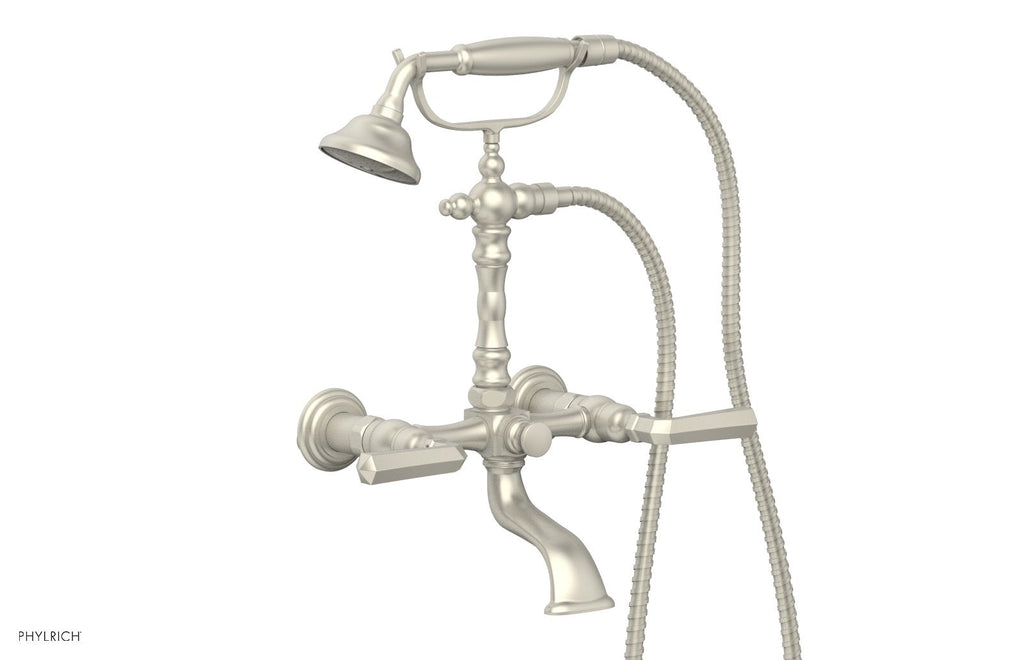 LE VERRE & LA CROSSE Exposed Tub & Hand Shower   Lever Handle by Phylrich - Burnished Nickel
