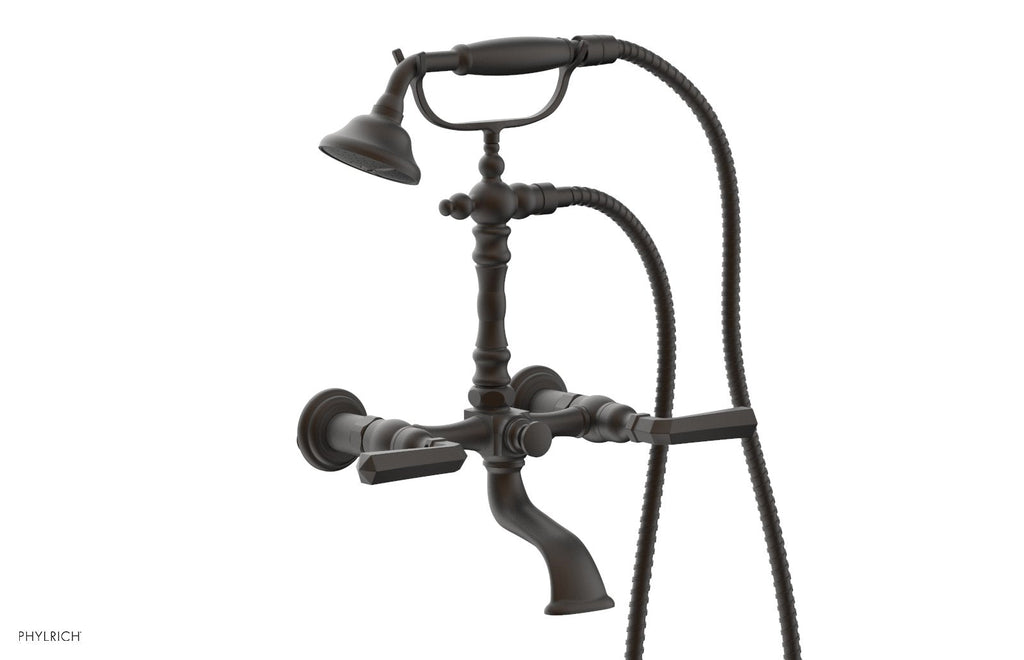 LE VERRE & LA CROSSE Exposed Tub & Hand Shower   Lever Handle by Phylrich - Oil Rubbed Bronze