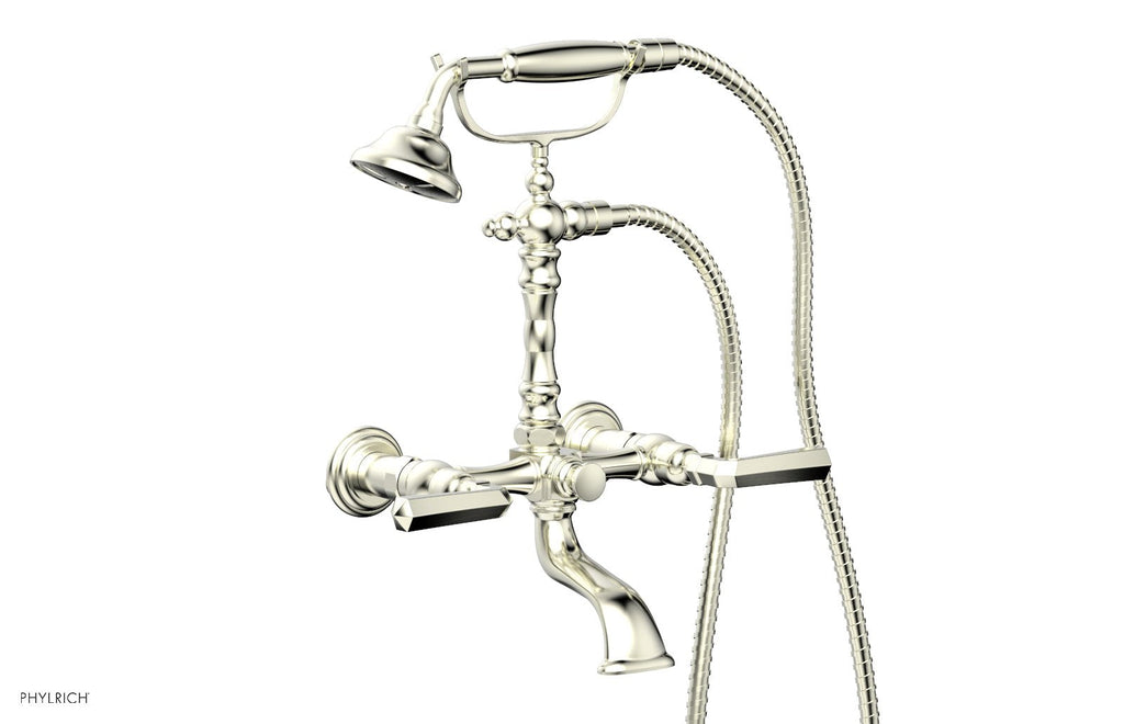 LE VERRE & LA CROSSE Exposed Tub & Hand Shower   Lever Handle by Phylrich - Polished Chrome