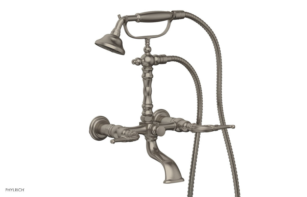 RIBBON & REED Exposed Tub & Hand Shower   Lever Handle by Phylrich - Pewter