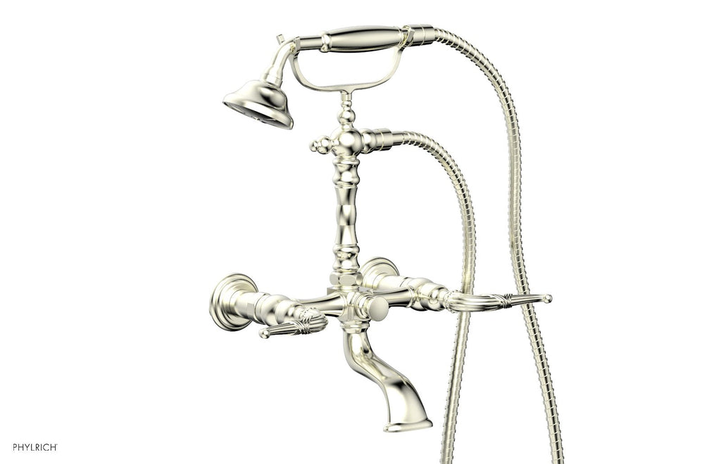 RIBBON & REED Exposed Tub & Hand Shower   Lever Handle by Phylrich - Satin Nickel