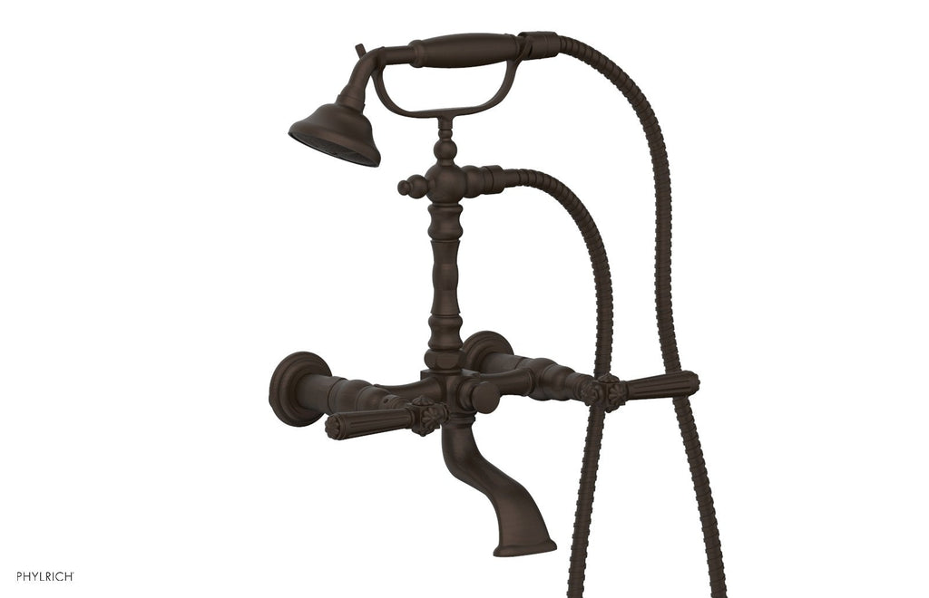 MARVELLE Exposed Tub & Hand Shower   Lever Handle by Phylrich - Antique Bronze