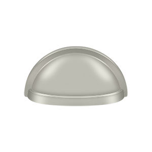 Oval Shell Handle Pull by Deltana -  - Brushed Nickel - New York Hardware