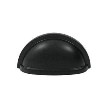 Oval Shell Handle Pull 3 1/2" - Black - New York Hardware Online