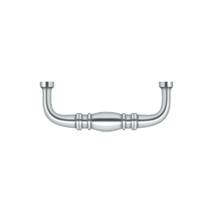 Colonial Wire Pull by Deltana - 3" - Polished Chrome - New York Hardware