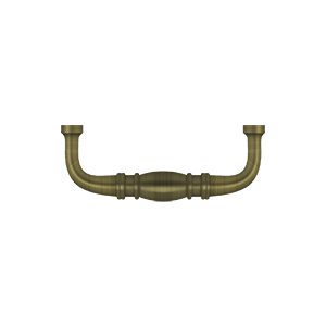 Colonial Wire Pull by Deltana - 3" - Antique Brass - New York Hardware