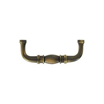 Solid Brass Colonial Wire Pull, 3" - Antique Brass - New York Hardware Online