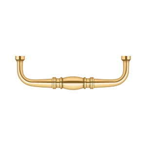 Colonial Wire Pull by Deltana - 4" - PVD Polished Brass - New York Hardware