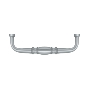 Colonial Wire Pull by Deltana - 4" - Brushed Chrome - New York Hardware