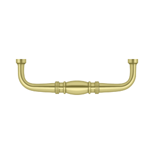 Colonial Wire Pull by Deltana - 4" - Polished Brass - New York Hardware