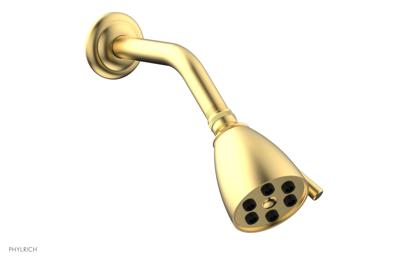 6 Jet Smooth Shower Head 2 3/4" by Phylrich - Satin Chrome