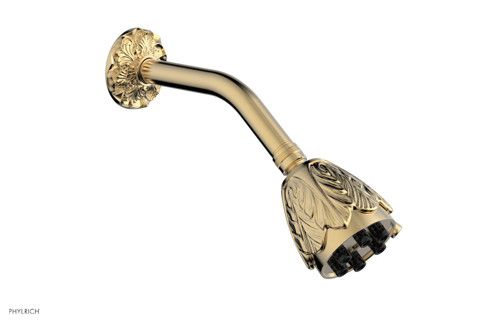 6 Jet EMPIRE Shower Head by Phylrich - Satin Brass