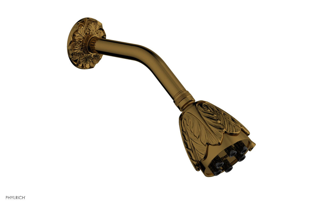 6 Jet EMPIRE Shower Head by Phylrich - French Brass