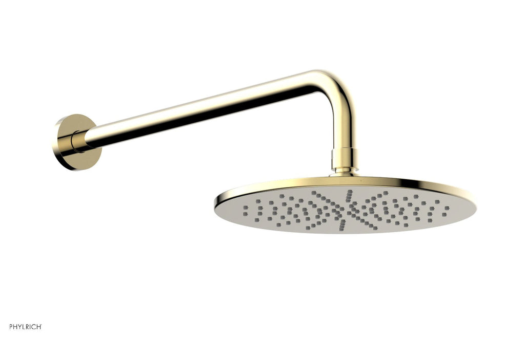 8" Round Shower Head by Phylrich - Polished Brass Uncoated