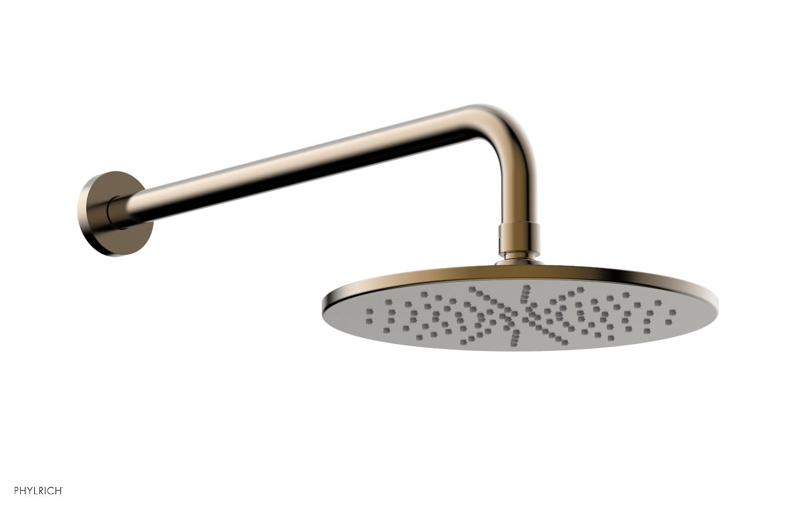 8" Round Shower Head by Phylrich - Antique Brass