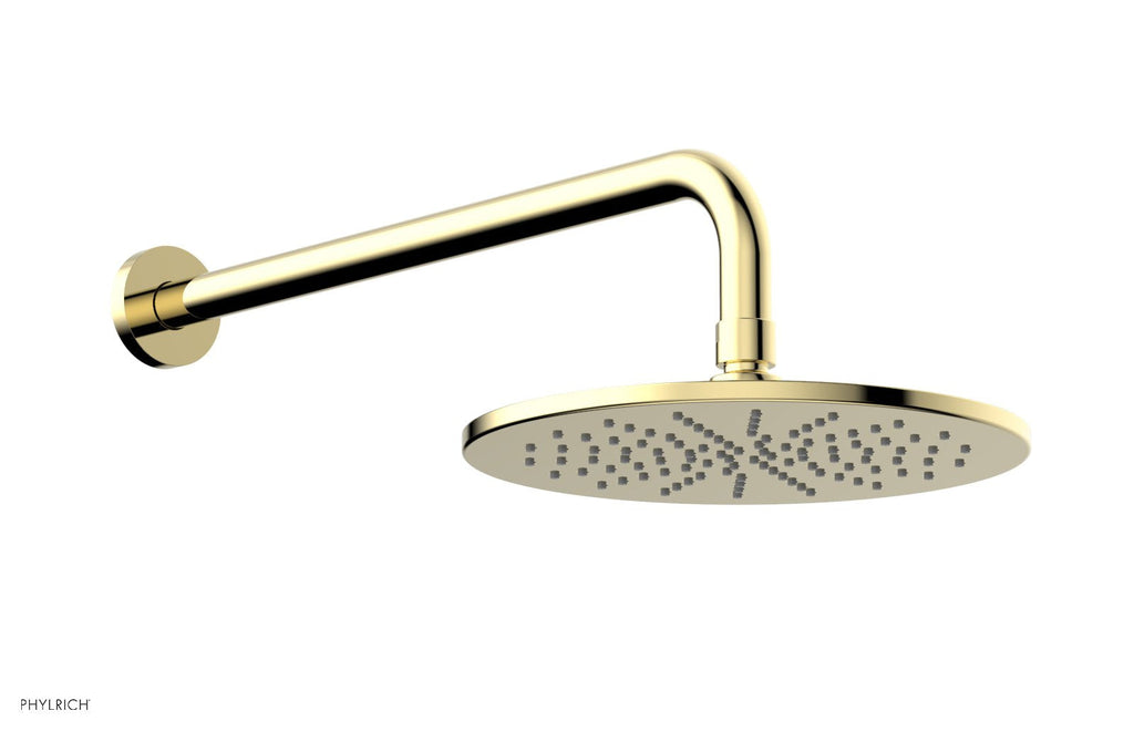8" Round Shower Head by Phylrich - Polished Brass