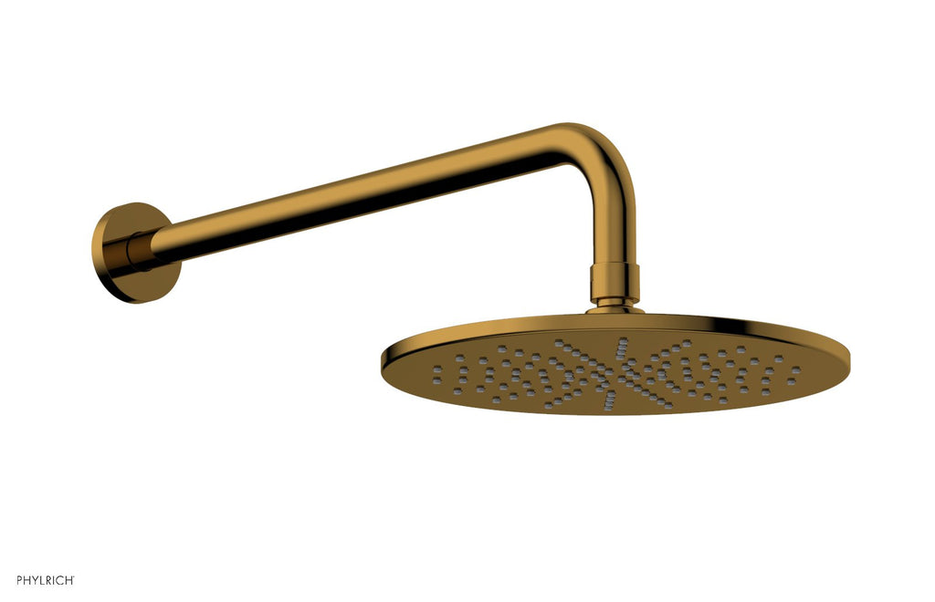 8" Round Shower Head by Phylrich - French Brass