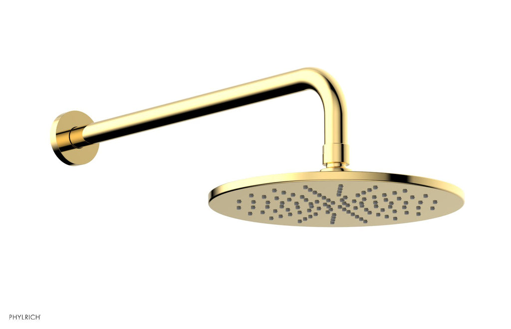 8" Round Shower Head by Phylrich - Polished Gold