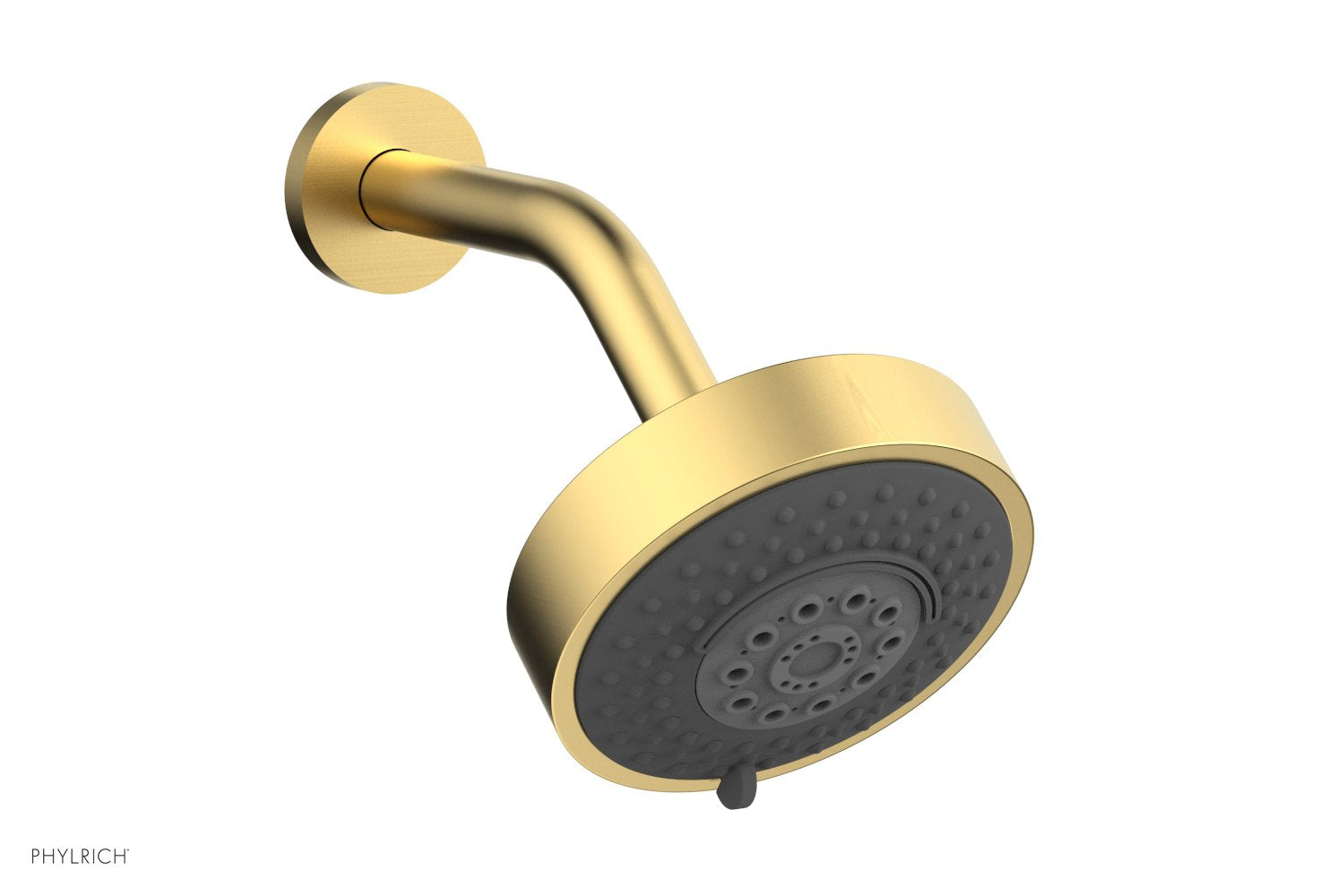5" Contemporary Multifunction Shower Head by Phylrich - Burnished Gold