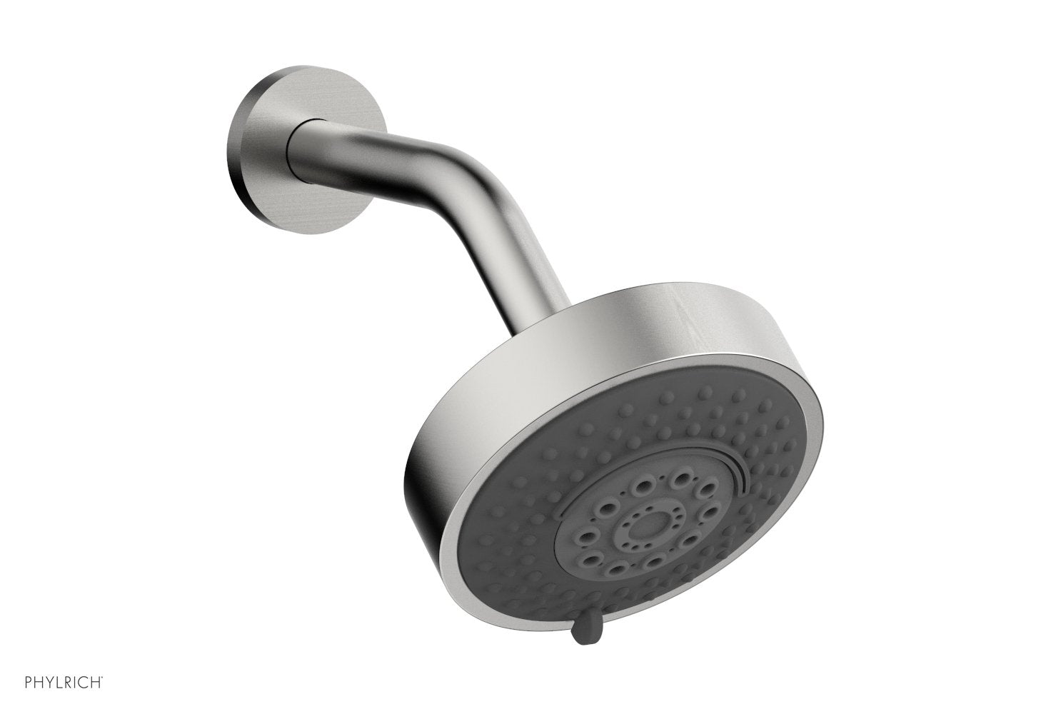 5" Contemporary Multifunction Shower Head by Phylrich - Satin Chrome