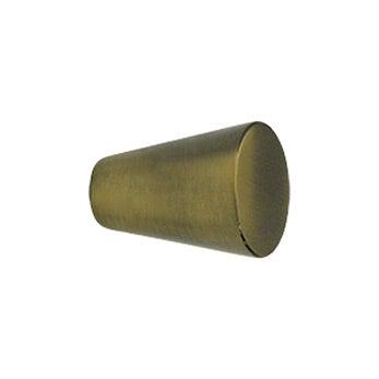 Cone Cabinet Knob  1" - Antique Brass - New York Hardware Online