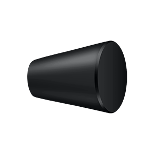 Cone Cabinet Knob by Deltana - 1-1/8" - Paint Black - New York Hardware