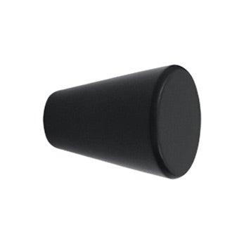 Cone Cabinet Knob  1 1/8" - Black - New York Hardware Online