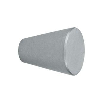 Cone Cabinet Knob  1 1/8" - Brushed Chrome - New York Hardware Online