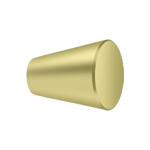 Cone Cabinet Knob by Deltana - 1-1/8" - Polished Brass - New York Hardware