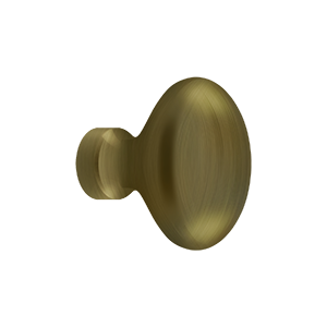 Oval Egg Knob by Deltana -  - Antique Brass - New York Hardware
