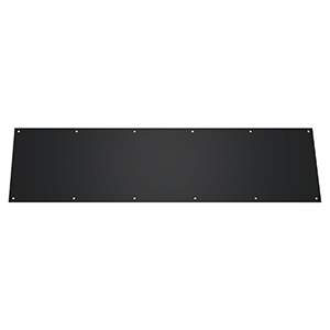Stainless Steel Kick Plate by Deltana - 10" x 34" - Paint Black - New York Hardware