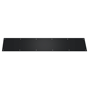 Stainless Steel Kick Plate by Deltana - 6" x 34" - Paint Black - New York Hardware
