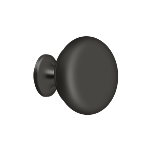 Solid Round Knob by Deltana -  - Oil Rubbed Bronze - New York Hardware