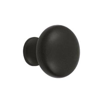 Round Solid Knob 1 1/4" - Oil Rubbed Bronze - New York Hardware Online
