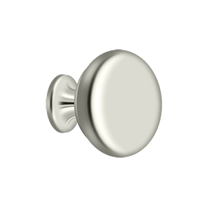 Solid Round Knob by Deltana -  - Polished Nickel - New York Hardware