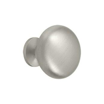 Round Solid Knob 1 1/4" - Satin Nickel - New York Hardware Online
